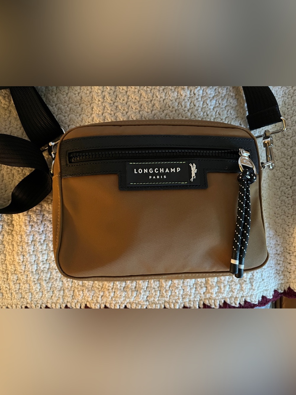 Longchamp Le Pliage Canvas camera bag